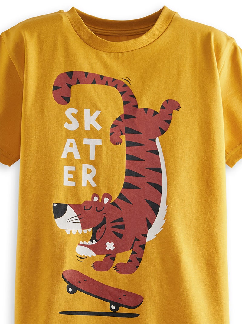 Denokids Skater Boy T-shirt&Capri Shorts Set - Image 5